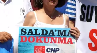 CHP'den 'Salda'ya dokunma' eylemi