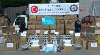 5 İLDE TEFF TOHUMLU ZAYIFLAMA ÇAYI VE CİNSEL GÜÇ ARTIRICI ÜRÜN OPERASYONU KAMERADA