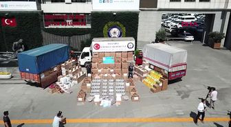 5 İLDE TEFF TOHUMLU ZAYIFLAMA ÇAYI VE CİNSEL GÜÇ ARTIRICI ÜRÜN OPERASYONU KAMERADA