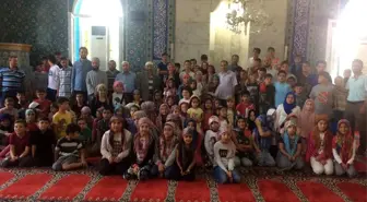 Kur'an kursları öğrencileri ve velileri Kara Mustafa Paşa Camii'nde bir araya geldi