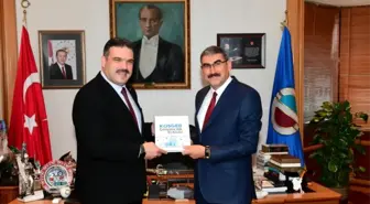 KOSGEB Başkanı Prof. Dr. Uzkurt'tan Rektör Çomaklı'ya ziyaret