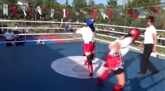 Simav'da Zafer Kupası Kick Boks Şampiyonası heyecanı