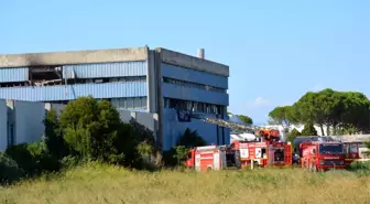 Ayvalık'ta aynı bölgede 3 gün arayla ikinci fabrika yangını