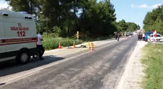 Otomobille çarpışan motosikletin sürücüsü öldü