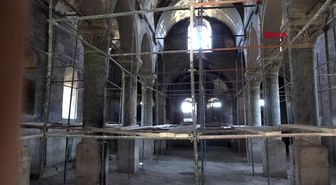 KAYSERİ DEFİNECİLERİN TAHRİP ETTİĞİ RUM KİLİSESİ RESTORE EDİLİYOR
