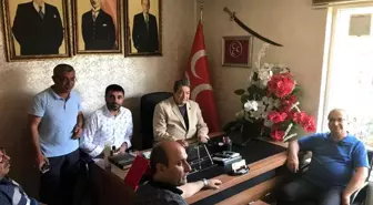 Kazgan'dan MHP'ye taziye ziyareti