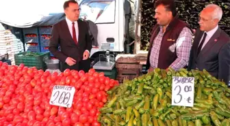 Vali Çakır, pazarcı esnafının sorunlarını dinledi