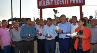 İmamoğlu'nda Bülent Ecevit Parkı açıldı