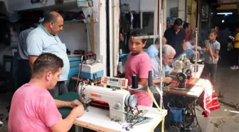 Şanlıurfa'da terzilerin yoğun bayram mesaisi