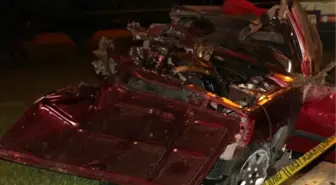 Takla atan otomobilden fırlayan kişi öldü, sürücü ağır yaralandı
