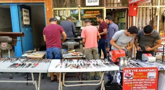 Develi'de bıçakçılarda yoğunluk başladı