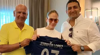Jennifer Lopez'e Antalyaspor forması hediye edildi!