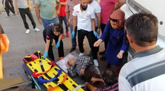 Karşıya geçerken kamyonun çarptığı yaşlı adam ağır yaralandı
