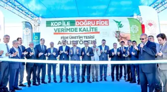 Konya'nın ilk 'Fide Üretim Tesisi' Meram'da açıldı