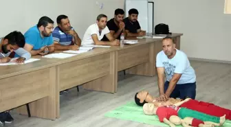 Mardin'de Dicle Elektrik çalışanlarına sertifikalı ilk yardım eğitimi