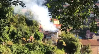 Zonguldak'ta ev yangını