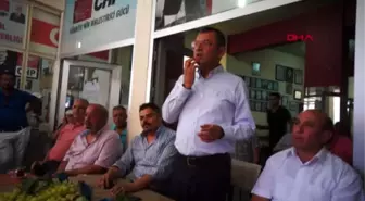 MANİSA CHP'li Özel, Sarıgöl'de partililerle bir araya geldi