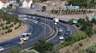 TEM Otoyolu'nda bayram yoğunluğu başladı