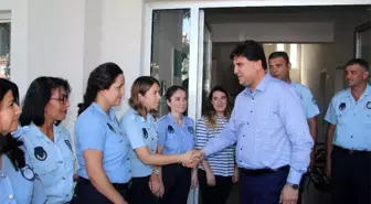 Başkan Karaca, personeliyle bayramlaştı.