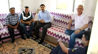 Başmakçı Kaymakamı Yazıcı'nın şehit ailesini ziyareti