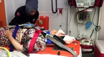 Yağmurda 4 araç birbirine girdi: 18 yaralı