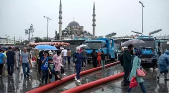 Eminönü'nde sular çekildi! İşte sel felaketinin ardından son durum