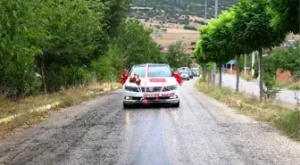 Gazi olduğu günün 4'üncü yıl dönümünde düğününü yaptı