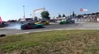 Uşak Süpermoto Pistinde Drift Festivali nefesleri kesti