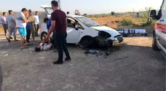 Hatay'da otomobil şarampole yuvarlandı: 3'ü çocuk 5 yaralı