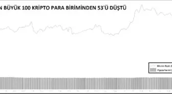 KRİPTOPARA – En büyük 100'den 53'ü düştü