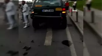 Yunus polisi park halindeki araca arkadan çarptı, iki polis yaralandı