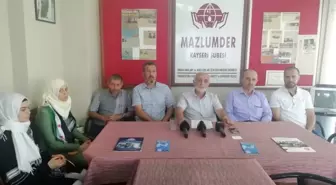 MAZLUM-DER Kayseri Şube Başkanı Ahmet Taş Açıklaması