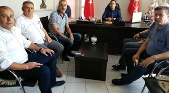 Türkiye Kamu Sen ve Türk Büro Sen'den MHP'ye ziyaret