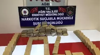 Ağrı'da 35 kilo eroin ele geçirildi