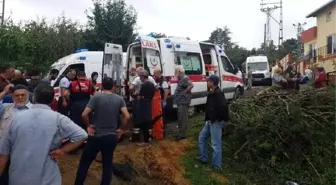 Fındık işçilerini taşıyan kamyonet şarampole yuvarlandı: 1 ölü, 14 yaralı