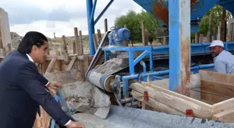 Gülşehir'de kilitli parke taş ocağı faaliyete geçti