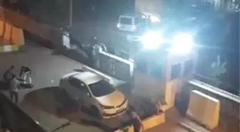 Polis merkezi önündeki silahlı kavga kamerada