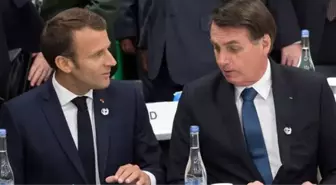 Balsonaro'dan Macron'a tepki: Sömürgeci bir zihniyete sahip