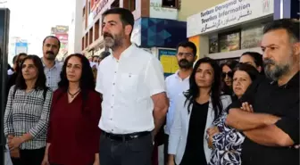 Van'da, hdp'lilerin basın açıklamasına polis engeli