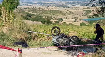 Kütahya'da devrilen motosikletin sürücüsü öldü