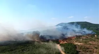 Keşan'daki orman yangını 12 saatte söndürüldü