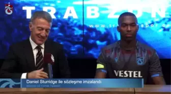 Trabzonspor, Daniel Sturridge için imza töreni düzenledi