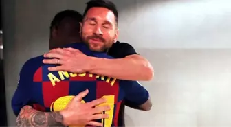 Ansu Fati, Barcelona tarihine geçti! İlk tebrik Messi'den geldi