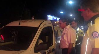 Kavşakta ters yöne giren sürücü emniyet müdürüne yakalandı