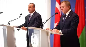 Çavuşoğlu: 'Belarus'un Dünya Ticaret Örgütü üyeliğini güçlü bir şekilde destekliyoruz'