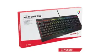 HyperX, Türkçe dil destekli Alloy Core RGB'yi satışa sundu