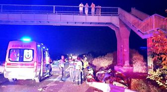 Tekirdağ'da otomobil bariyerlere çarptı: 1 ölü, 2 yaralı