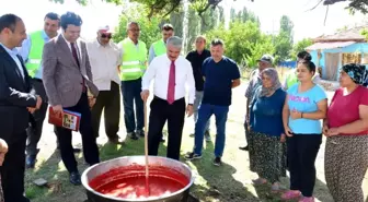 Vali Akın, köy yollarında incelemelerde bulundu