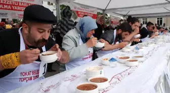 En hızlı bat yeme ve yaprak sarması için yarıştılar