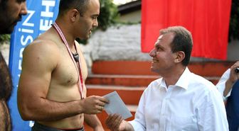 Geleneksel karakucak güreşlerinin son durağı Gözne oldu